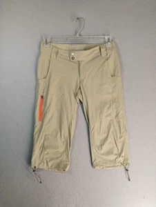 Columbia Womens Pants 6 Brown Capri Omni Shield Advanced Repellency Activewear - Picture 1 of 12