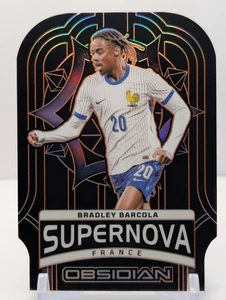 2024-25 Panini Obsidian - Bradley Barcola Supernova Orange /75 - Bild 1 von 2