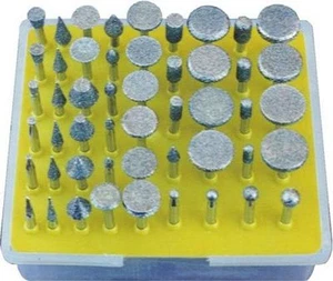 50 Piece Diamond Carving Lapidary Tool Burr Set - Bild 1 von 1