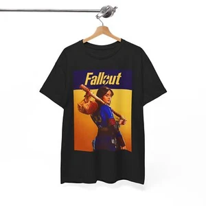 Fallout Graphic T Shirt Retro TV Series Video Games Unisex Heavy Cotton Tee - Picture 1 of 6