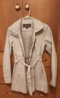 Edie Bauer Trench Coat Womens S Cream Color