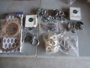 New NOS Volkswagen VW Exhaust Related & Misc Engine Vintage Parts lot - Picture 1 of 4