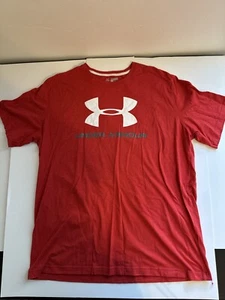 Camicia da uomo rossa Under Armour Heat Gear taglia 2XL - Foto 1 di 5