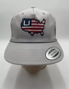 Nuevo HUK Pesca Cuerda Americana Gris Puerto Niebla Sombrero Gorra Adulto Hombre Ajustable - Imagen 1 de 8
