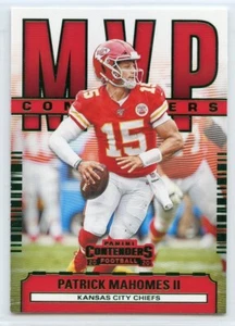 2020 Panini Contenders Green MVP Contenders - #PMA - Patrick Mahomes II - Chiefs - Picture 1 of 1