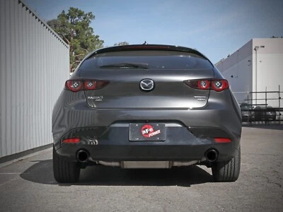 aFe Takeda Axle-Back Exhaust with Black Tip for 2019-2025 Mazda 3 2.5L Hatchback - Image 1 of 4