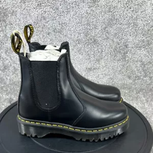 Dr. Martens Chelsea Boots Womens Size 7 Us 2976 Bex Black Leather - Picture 1 of 8