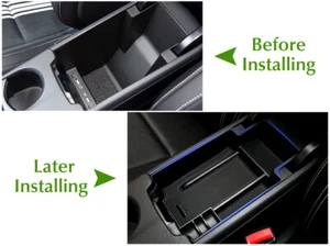 For Benz CLA GLA W176 A/B class A180 W246/B180 Car Armrest Storage Tray US  - Picture 1 of 7