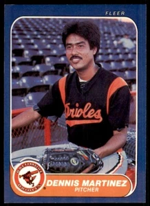 1986 Fleer Dennis Martinez Baseball Cards #280 - Picture 1 of 2