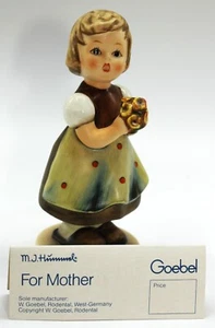PRISTINE Goebel Hummel FOR MOTHER #257 TMK-6 Sign NEW BOX BEST CONDITION ON EBAY - Picture 1 of 8