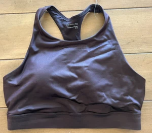 Neu mit Etikett ~ Offline von Aerie Goals hochgeschlossener Hochgeschlossener Sport-BH ~ Größe M, Deep Earth - Bild 1 von 8