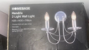 Homebase Hendrix Wall Light - Picture 1 of 2