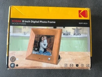 RDPF-802V BLACK Kodak 1024 x 768 IPS Display 8" Digital Photo Frame Built in 8GB - Image 1 of 4