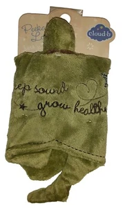 Peekaboo Lovie Turtle Security Blanket by Cloud B Sage Color Soft NEW - Picture 1 of 5
