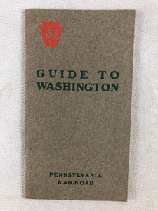Reiseführer nach Washington von Pennsylvania Railroad, 1901, mit ausklappbarer Karte - Bild 1 von 19