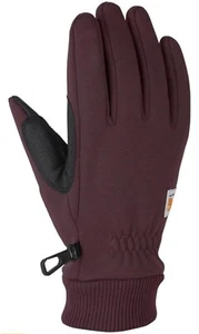 Carhartt Black Wind Fighter Thermal Lined Fleece Knit Cuff Glove- WOMENS LARGE - Picture 1 of 6