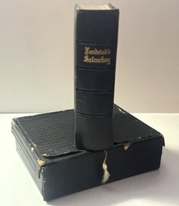 1906 Landstad's Psalm Book, Kirkesalmebog, Dutch ~ Original Box, Gold Gilt Edges - Picture 1 of 22