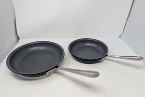 Juego de sartén/sartén All-Clad HA1 anodizada dura de 8 y 10 pulgadas - Imagen 1 de 11