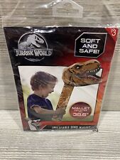 NEW Jurassic World Inflatable Dino Mallet Dinosaur 38.6" W/Repair Kit, Bandages