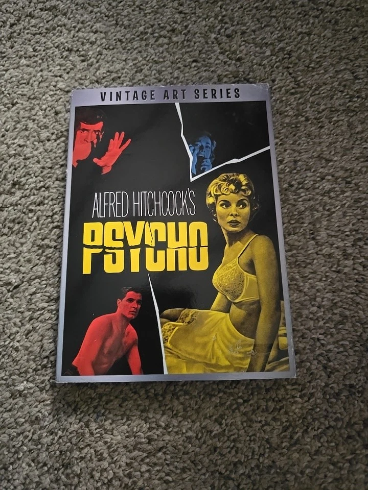 PSYCHO Vintage Art Series Slip Cover DVD Alfred Hitchcock BRAND NEW SEALED  Foto 1 de 1