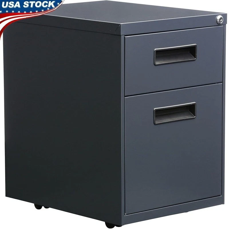 Unidad de almacenamiento móvil archivador tirador cajón empotrado con características antivuelco nuevo Foto 1 de 4