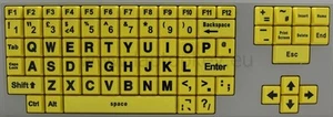ST122 Key for keyboard Kids Keyboard Big button - Picture 1 of 2