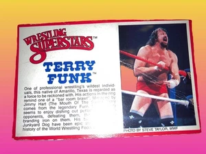 ACTION FIGURE CARD Terry Funk (1986 Series 3) LJN WWF WWE (3X5) #1 - Picture 1 of 1