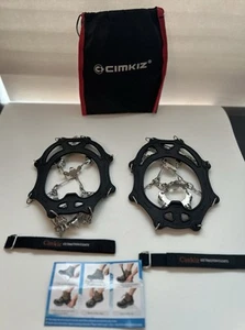 Crampons by CIMKIZ Ice Cleats Traction Snow Grips for Boots Size L New - Picture 1 of 5