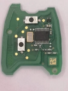 ORIGINAL GEBRAUCHTER CITROEN PEUGEOT TOYOTA 2 TASTEN FERNBEDIENUNG SCHLÜSSELANHÄNGER PCB B000787C - Bild 1 von 2