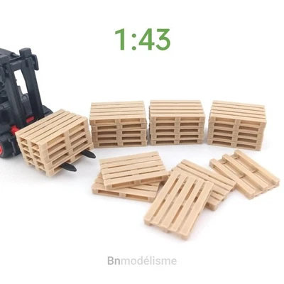 Lot 25 Palettes RECTANGLES, 1/43 Décor Entrepôt Camion Transport Marchandises - Imagen 1 de 3