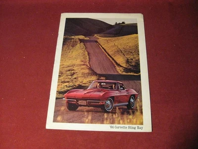 Chevy Corvette 1964 folleto de ventas folleto catálogo original antiguo Foto 1 de 4