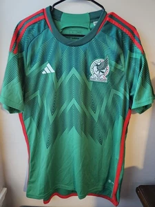 Adidas Mexiko Fußball Trikot Herren L 2022 Home Grün AEROREADY Slim Fit » - Bild 1 von 10