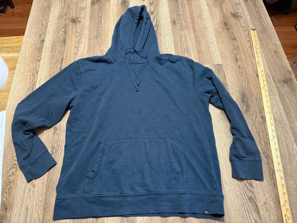 Sudadera con Capucha Threads 4 Thought, Para Hombre Talla XL, Azul, Sudadera, Pullover, Manga Larga Foto 1 de 4