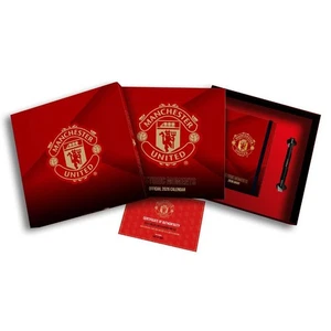 CAJA REGALO MUSICAL CALENDARIO Y DIARIO MANCHESTER UNITED FC 2026 - Imagen 1 de 9
