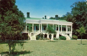 Postcard Pass Christian, Miss: Dixie White House, Woodrow Wilson | Vintage - Picture 1 of 2