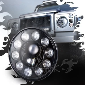 VAWiK 7" redondo LED faro luz de posición haz alto/bajo lámpara 1PCE NS-2241 ε - Imagen 1 de 8