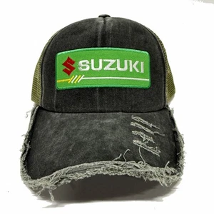 Suzuki Snapback Vintage Style Trucker Hat Cap - Foto 1 di 2