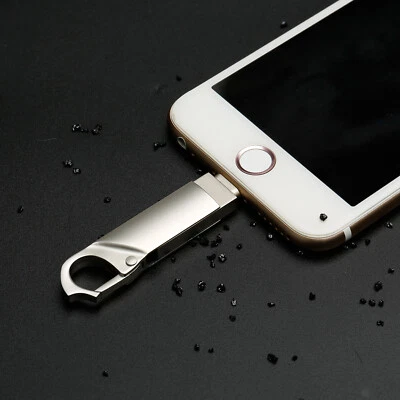 1TB 2T Metal USB 3.0 Flash Key Pen Drive Memory Stick For iPhone iPad Waterproof - Image 1 of 4