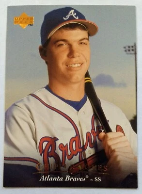 CHIPPER JONES, 1995 UPPER DECK #293, BRAVES - Image 1 of 2
