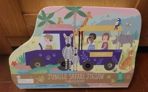 Floss & Rock Kind Dschungel Safari Krokodil geformt 20 Stck Puzzle Geschenk Geschenk - Bild 1 von 2