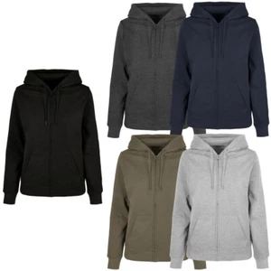 ZipHoody Kapuzenjacke Sweatjacke Build your Brand Ladies Basic Hoody Damen neu - Bild 1 von 26