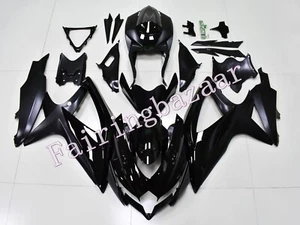 Fit for 2008-2010 GSXR600 GSXR750 Black on Black ABS Injection Fairing Kit - Picture 1 of 7