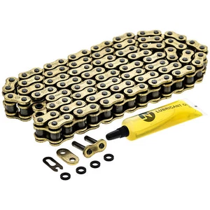 NICHE Gold 428 X-Ring Chain 108 Links With Connecting Master Link Motorcycle - Picture 1 of 8