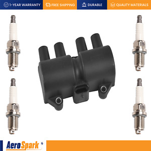 Ignition Coil & Spark Plug for Chevrolet Aveo Daewoo Nubira Pontiac Wave UF503