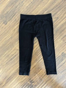 Size 6 Black Medium Warm Leggings Stretch Pants Fall - Picture 1 of 2