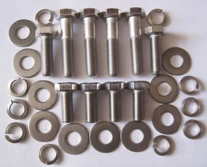 MG Midget AH Sprite Steering Rack Clamp Bolts Kit - Up to 1971 Stainless - Picture 1 of 3