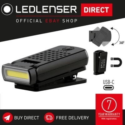 Ledlenser W1R Work Rechargeable 220 lm LED Inspection Clip Light Magnetic Base