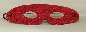 Máscara de Halloween/Mardi Gras/Carnaval de brillo rojo se adapta a muñecas de niño Logan de 18 pulgadas AG y Logan - Imagen 1 de 2