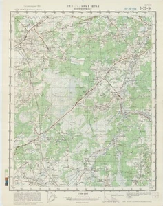 Mapa topográfico militar soviético ruso - VERKHNII MOST (Rusia), 1:100K, edición 1984 - Imagen 1 de 5