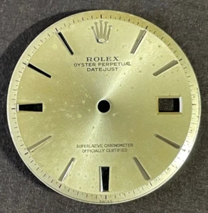 Vintage Rolex Oyster Perpertual Datejust Watch Dial For 36mm Case 1601 1603 1600 - Picture 1 of 11